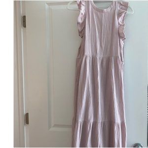 Pink dress with pockets